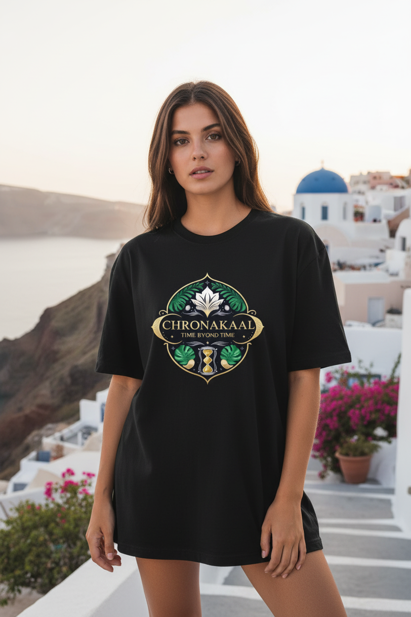 Chronakaal Black Tee - Time Beyond Time