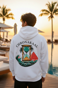 Chronakaal White Hoodie Back Print