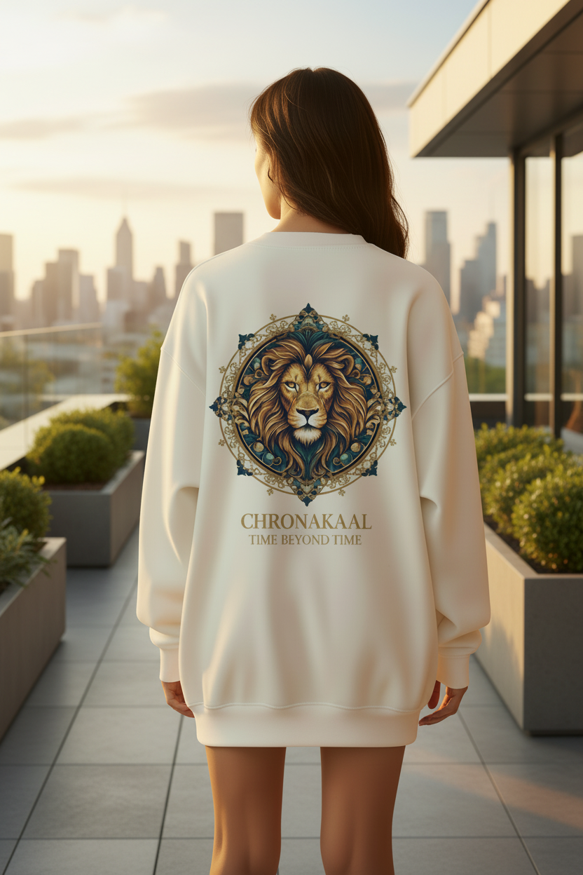 Chronakaal Women's Jumper — Realistic Modern Background