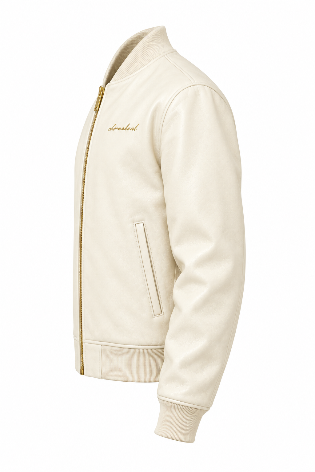 Cream Bomber Left Side