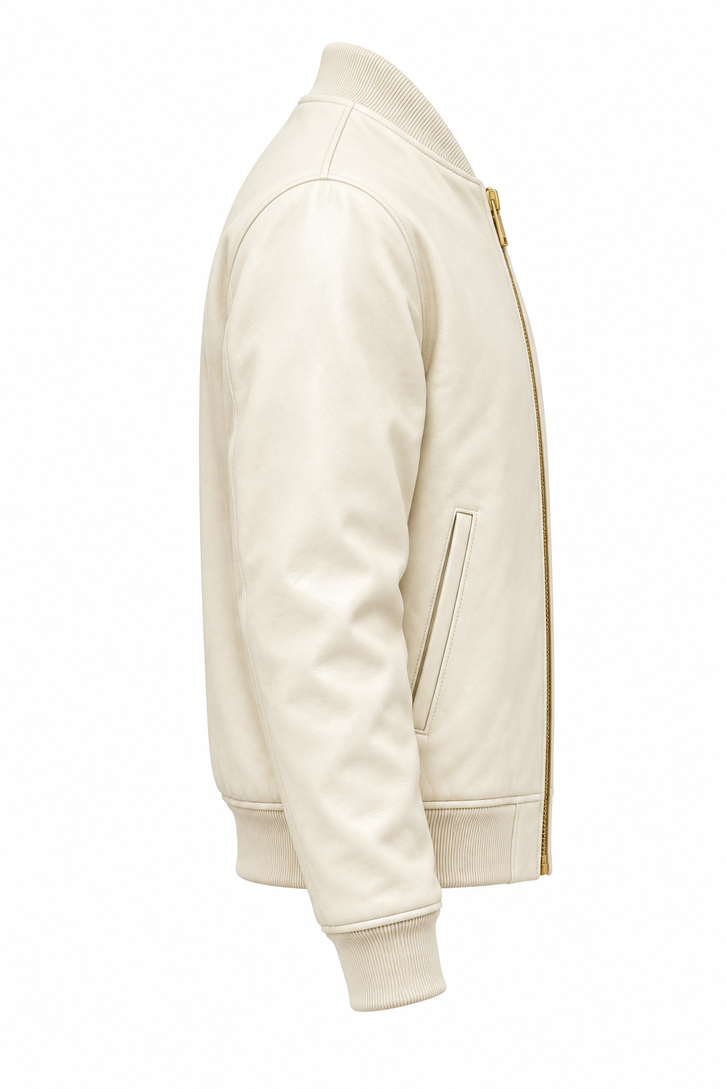 Cream Bomber Right Side