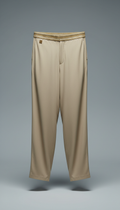 Dune Glow Relaxed Trousers With Ritual Accent