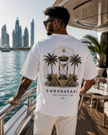 White Awakening Oversized Signature Hourglass T